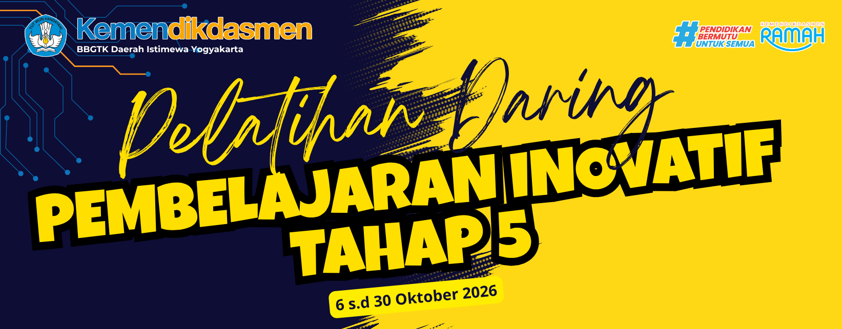 Pelatihan Pembelajaran Inovatif Daring Tahap 5