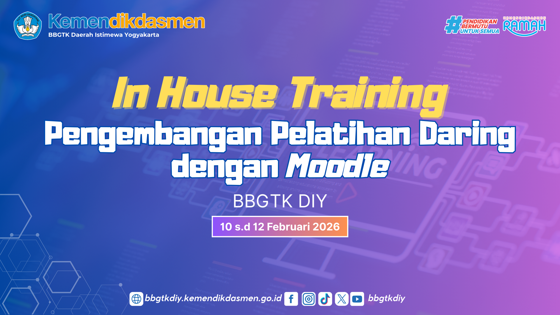 Thumbnail Pengembangan Pelatihan Daring dengan Moodle