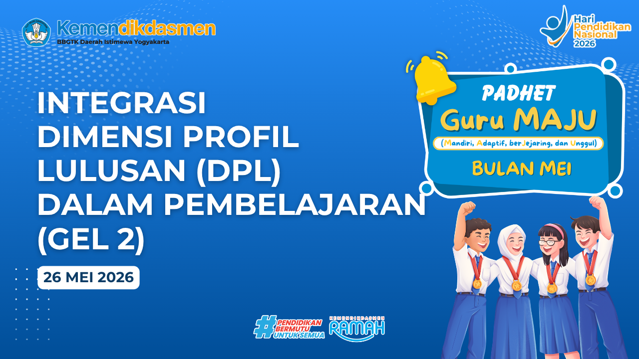 Thumbnail Program Padhet Guru Maju: Integrasi Dimensi Profil Lulusan (DPL) dalam Pembelajaran (Gel 2)