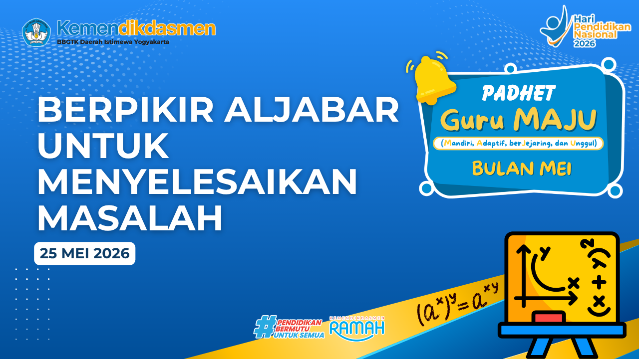 Thumbnail Program Padhet Guru Maju: Berpikir Aljabar untuk Menyelesaikan Masalah