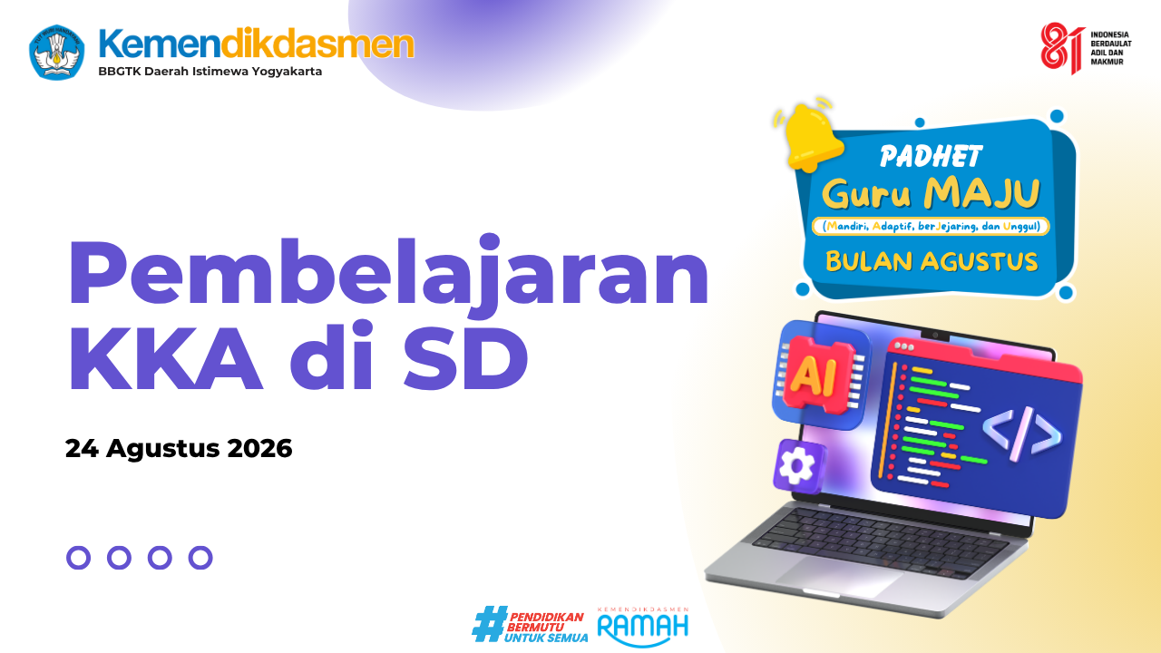 Thumbnail Program Padhet Guru Maju: Pembelajaran KKA di SD