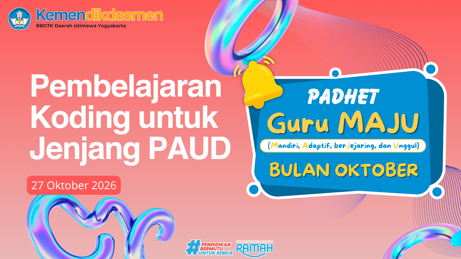 Thumbnail Program Padhet Guru Maju:  Pembelajaran Koding untuk jenjang PAUD