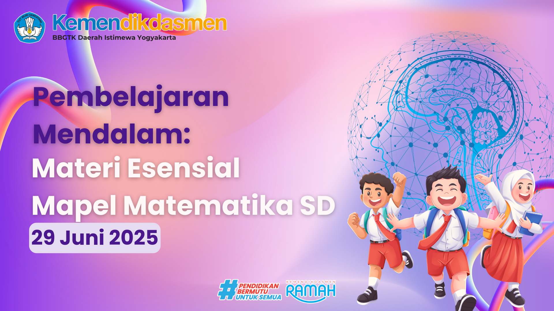 Thumbnail Program Padhet Guru Maju: Pembelajaran Mendalam (Materi Esensial Mapel Matematika SD)