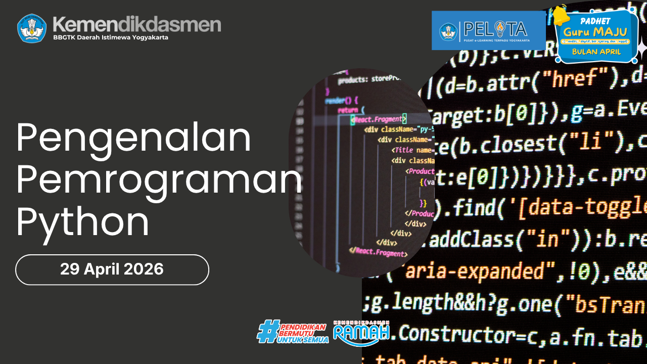 Thumbnail Program Padhet Guru Maju : Pengenalan Pemrograman Python