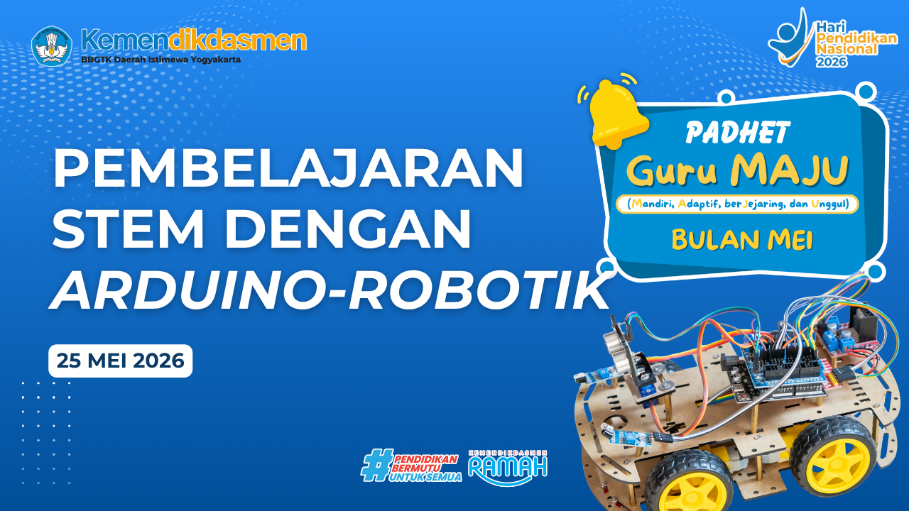 Thumbnail Program Padhet Guru Maju: Pembelajaran STEM dengan Arduino-Robotik