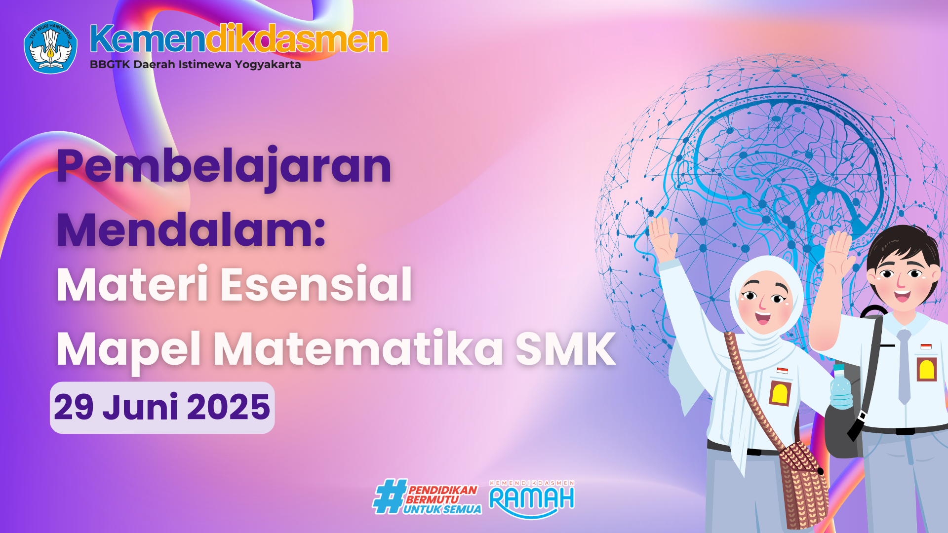 Thumbnail Program Padhet Guru Maju: Pembelajaran Mendalam (Materi Esensial Mapel Matematika SMK)